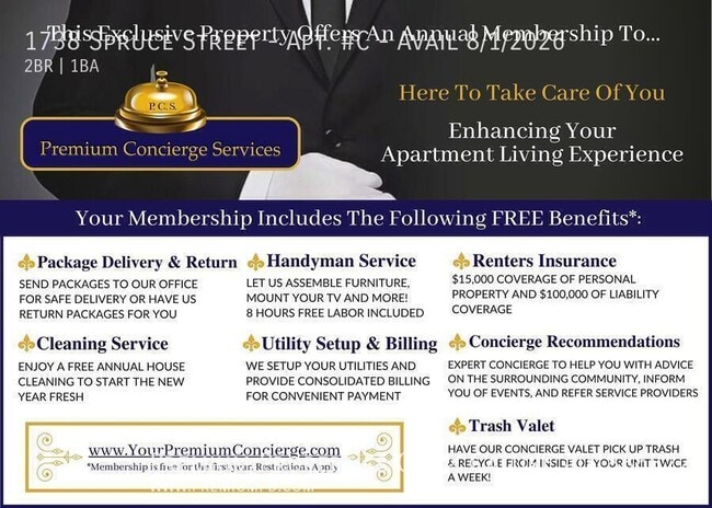 Photo - 1738 Spruce St Unit Apt. #C - Avail 8/1/2026