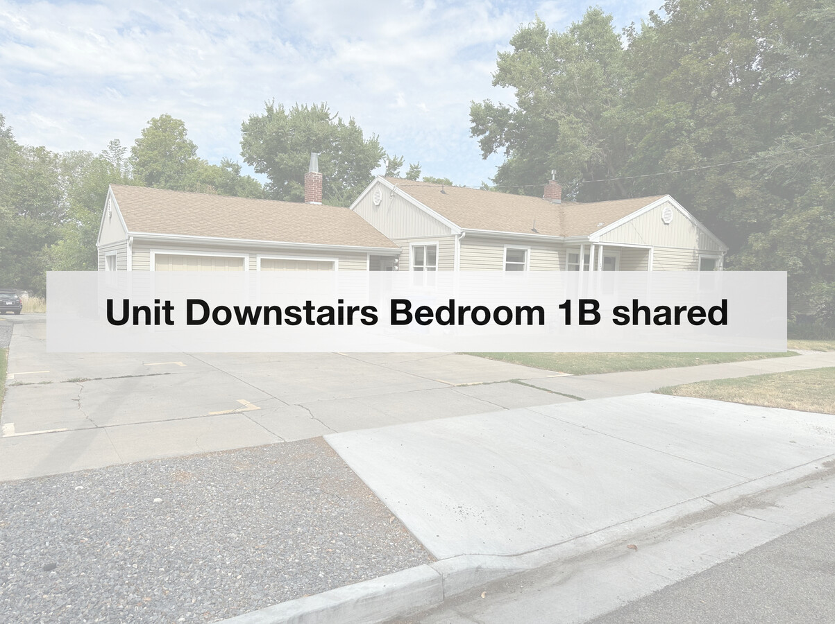 Frame House Duplex - Frame House Duplex Unit Downstairs Bedroom 1B shared