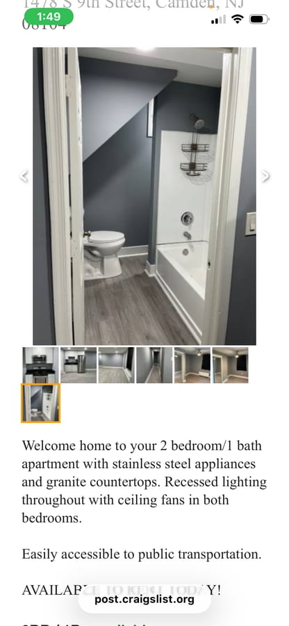 Photo - 1478 S 9th St Unit 2 Bedroom 1 Bath