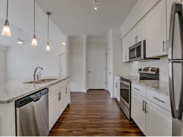 Grady 2 Kitchen with Wood Style Flooring