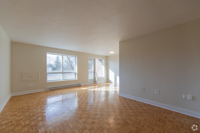 1BR, 1BA - Living Room - The Village Squire Apartments