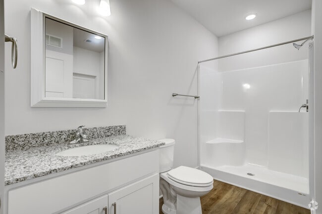 1BD, 1BA - Bathroom - The Village at Great Acres