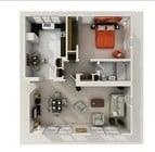 1BR/1BA