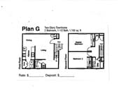 2-Bedroom 1.5-Bathroom Two-Story Townhome