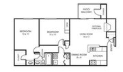 2BR/1BA