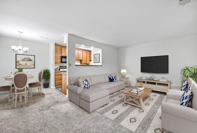2 Bdrm Deluxe - Living Room