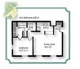 1BR/1BA