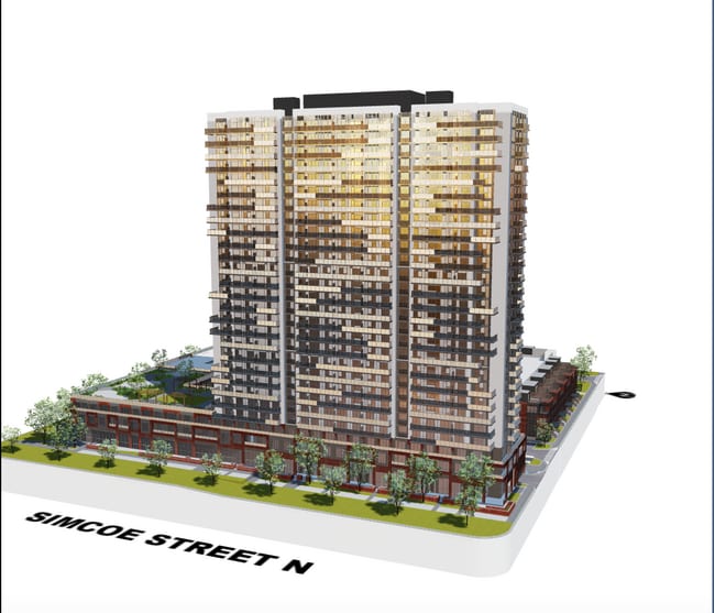 Photo - Contemporary Studio Apartment for Rent in Oshawa Unité Studio