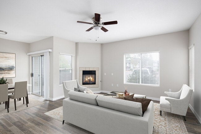 Experience the charm of this contemporary living room, perfect for relaxation and entertaining.