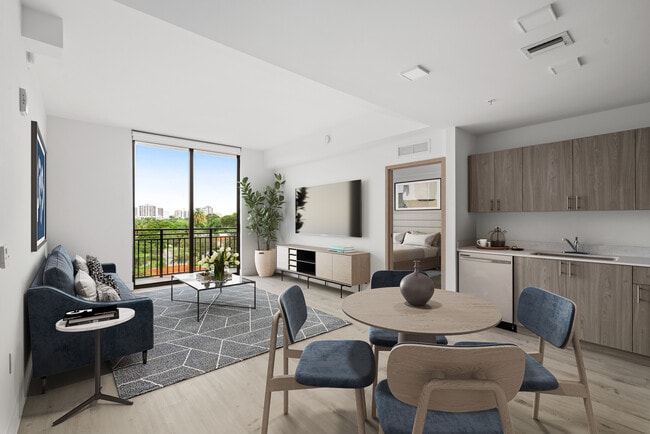 Apartment B1: Living and Dining Area