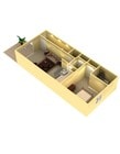 1BR/1BA