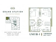1B-1 | 638 Square Foot One Bedroom one Bath