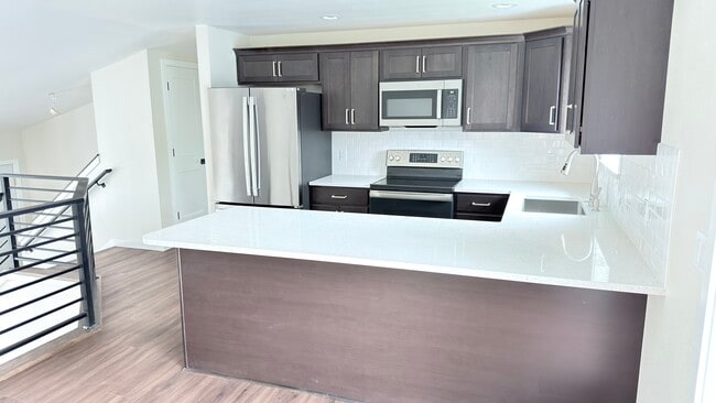 Brand new kitchen with Stainless Steel appliances
