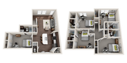 The Avenue at Norman 5 Bedroom Townhome Floor Plan