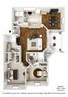 Magnolia floor plan Villas at Gateway
