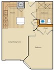 1BR/1BA