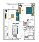 The Lenox - One Bedroom One Bathroom
