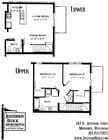 2 Bed / 1.5 Bath - 1,054 SF