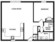 1BR/1BA