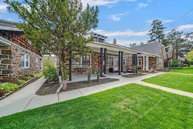 Front- Walkway to unit 2 entrance @ side - 122 Price st. Fl 2