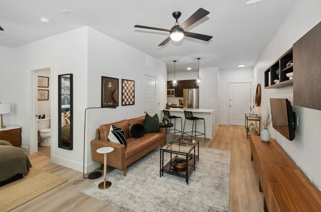 Estadio de béisbol_interior_sala de estar cocina - AMLI at the Ballpark