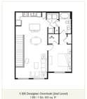 1 BR / 1 BA, 865 sq. ft