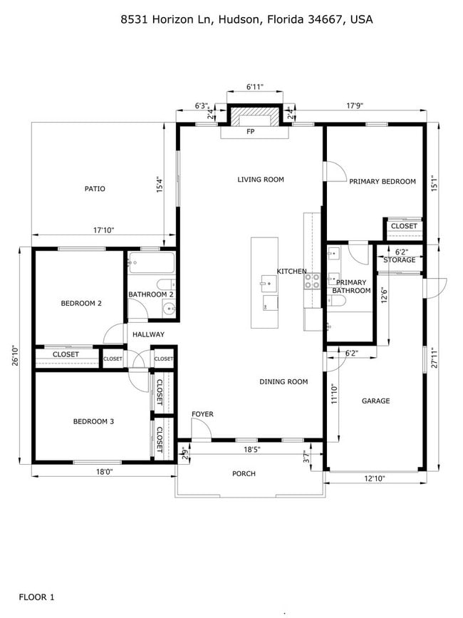 Photo - Fully Renovated 3-Bed, 2-Bath Home with Ga...