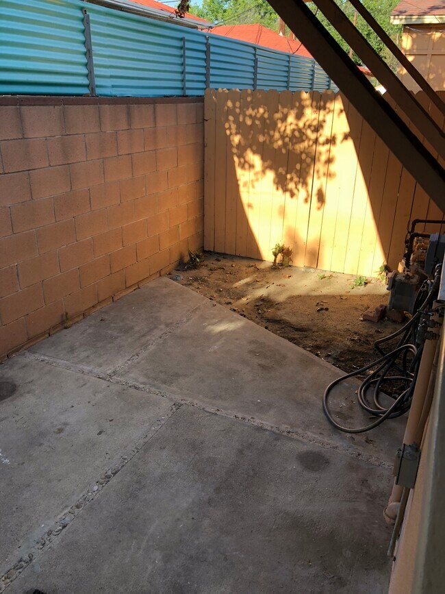 Small patio