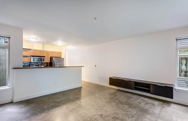 Built-in entertainment center - 1610 Belmont Ave Unit 213