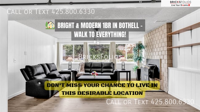 Building Photo - Bright & Modern 1BR in Bothell – Walk to E...