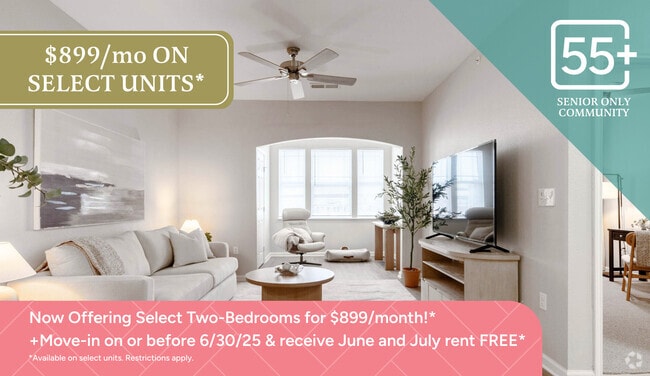 Two Bedroom - Arbors at Creekside Apartments