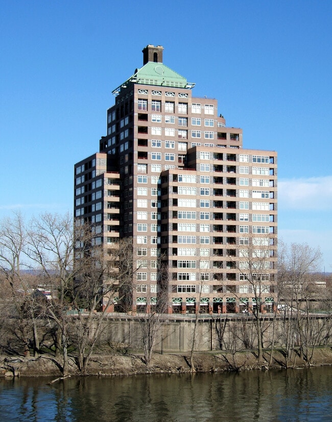 View from the northwest across the Connecticut River - Riverpoint on the Connecticut