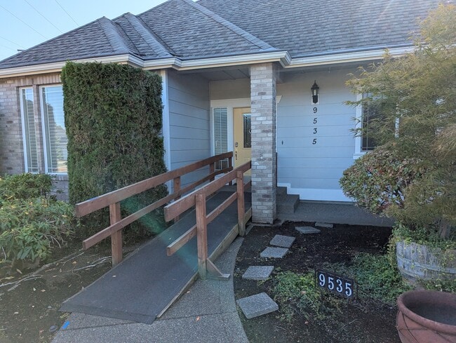 Front Door with Ramp