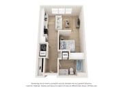 Studio Apartment Floorplan