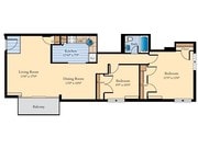 2BR/1BA
