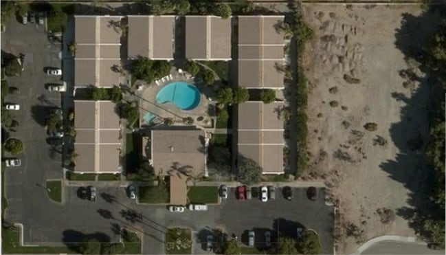 Aerial view - Smoke Tree Apartments
