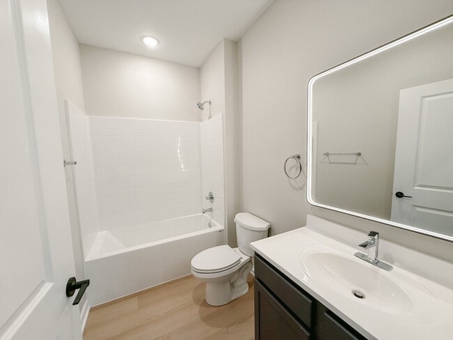 The Heritage- Hallway Bathroom - The Rickhouse Collective