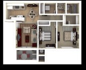 Residence 3 2x1 808 sqft (1)