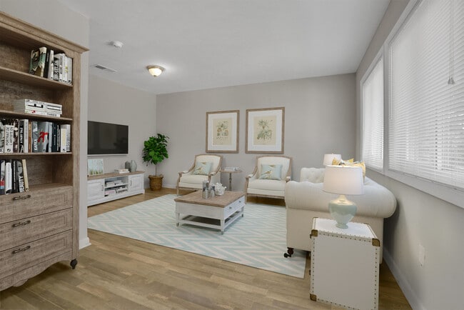 Comfortable living room area - Mason Drive Apartments
