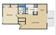 1BR Balcony