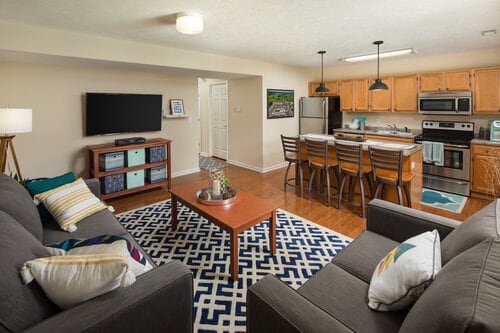 Living Room & Kitchen