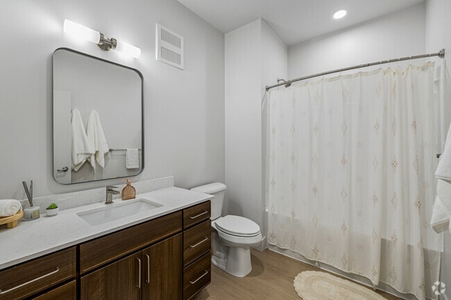 4BR, 2BA - 1,135SF - Primary Bathroom