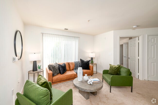 2BR, 2BA – 782SF - Livingroom