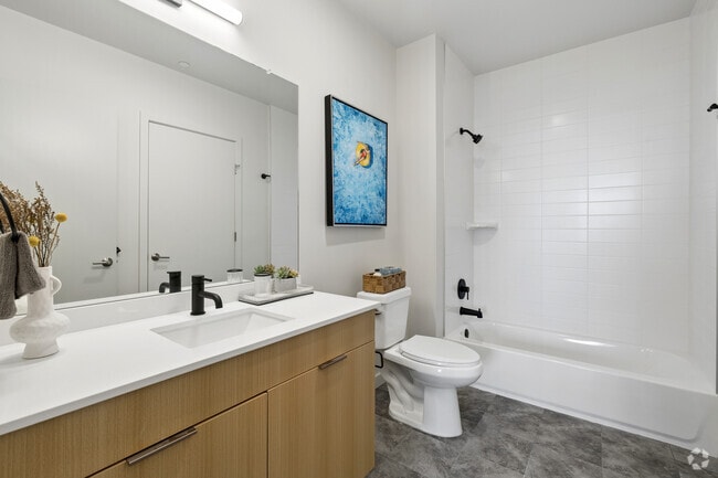 2BR, 2BA - 1,224SF - Second Bathroom