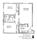 2BR/1BA