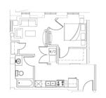 Intrepid: Beds - 1: Baths - 1: SqFt Range - 550 to 550