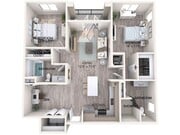 2 dormitorios 2 baño y estudio