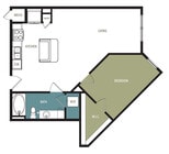 A2A floor plan Broadstone EADO