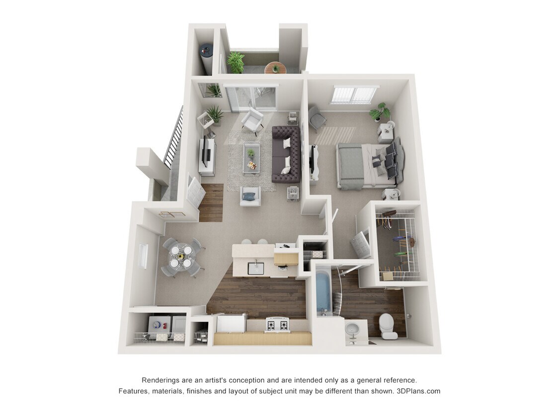 Floor Plan - 3 bedroom 2 bath