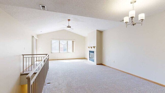 Our Findad living rooms feature vaulted ceilings with natural light.